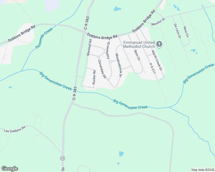 map of restaurants, bars, coffee shops, grocery stores, and more near 120 Cloverdale Drive in Anderson