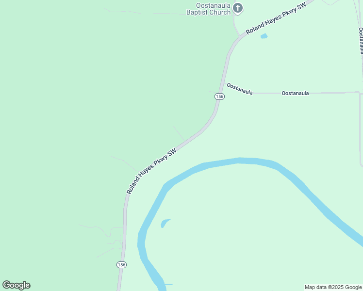 map of restaurants, bars, coffee shops, grocery stores, and more near 2345 Roland Hayes Parkway Southwest in Calhoun