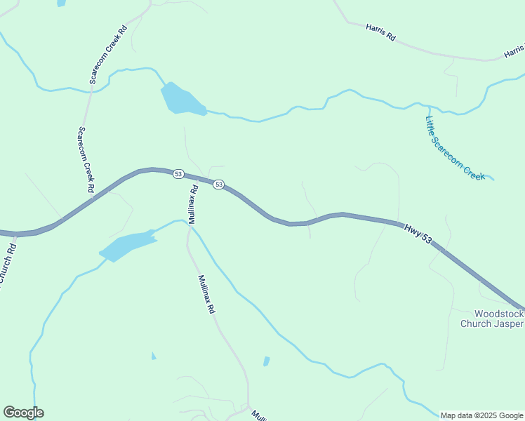 map of restaurants, bars, coffee shops, grocery stores, and more near 6420 Highway 53 in Jasper