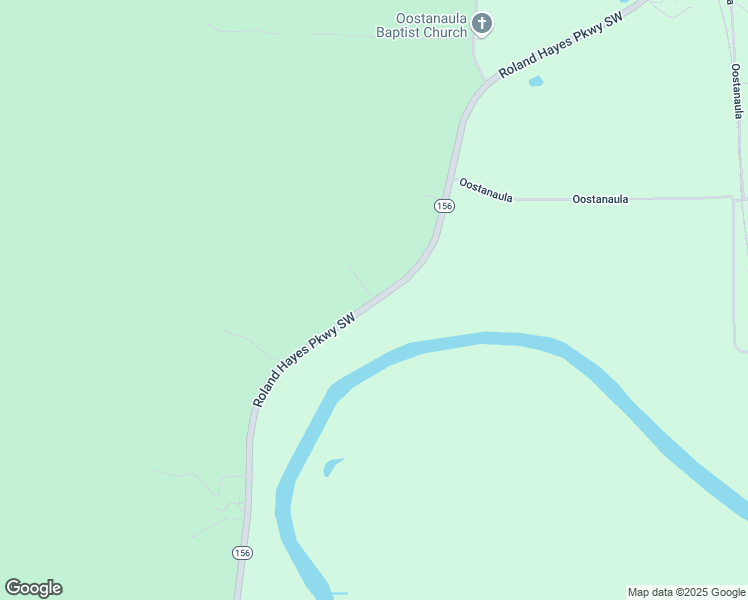 map of restaurants, bars, coffee shops, grocery stores, and more near 2345 Roland Hayes Parkway Southwest in Calhoun