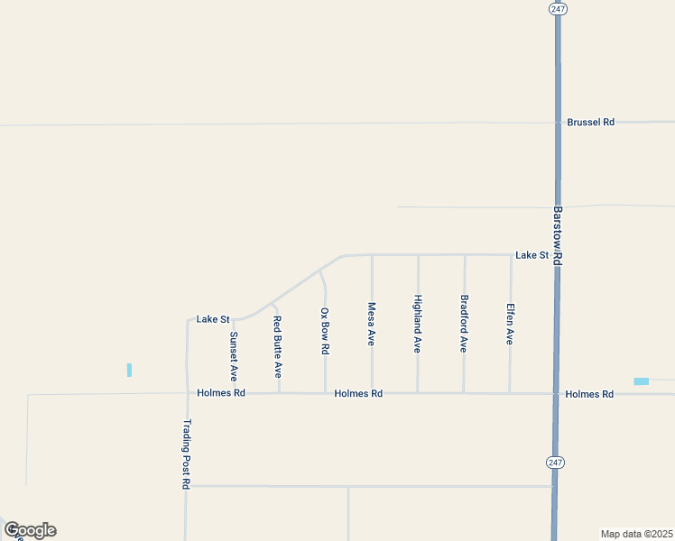 map of restaurants, bars, coffee shops, grocery stores, and more near 32435 Lake Street in Lucerne Valley