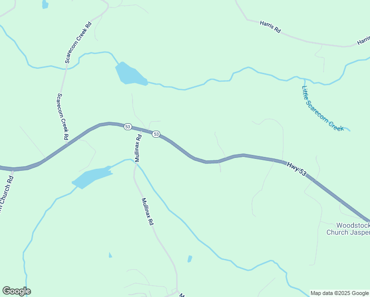 map of restaurants, bars, coffee shops, grocery stores, and more near 6420 Highway 53 in Jasper