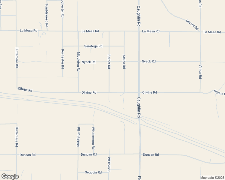 map of restaurants, bars, coffee shops, grocery stores, and more near 7925 Olivine Road in Phelan