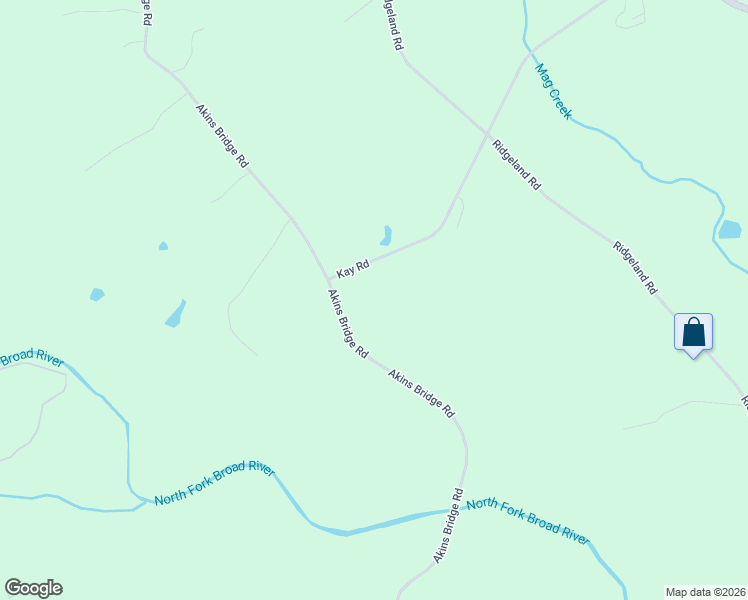 map of restaurants, bars, coffee shops, grocery stores, and more near 1063 Kay Road in Eastanollee