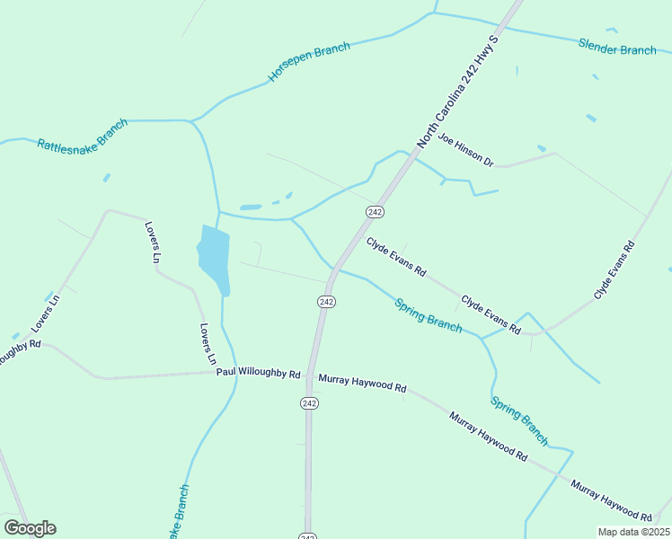 map of restaurants, bars, coffee shops, grocery stores, and more near 18719 North Carolina 242 in Evergreen
