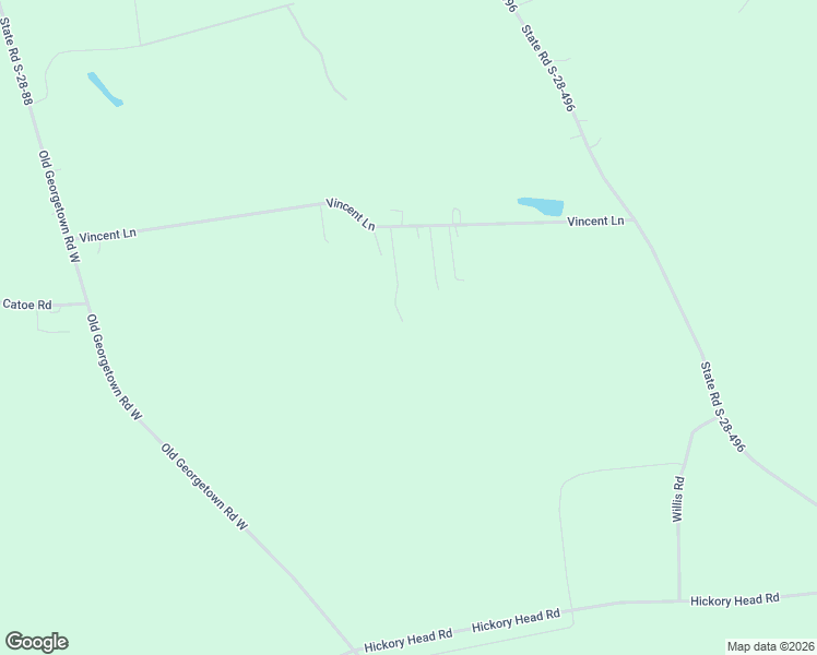map of restaurants, bars, coffee shops, grocery stores, and more near 375 Vincent Lane in Kershaw
