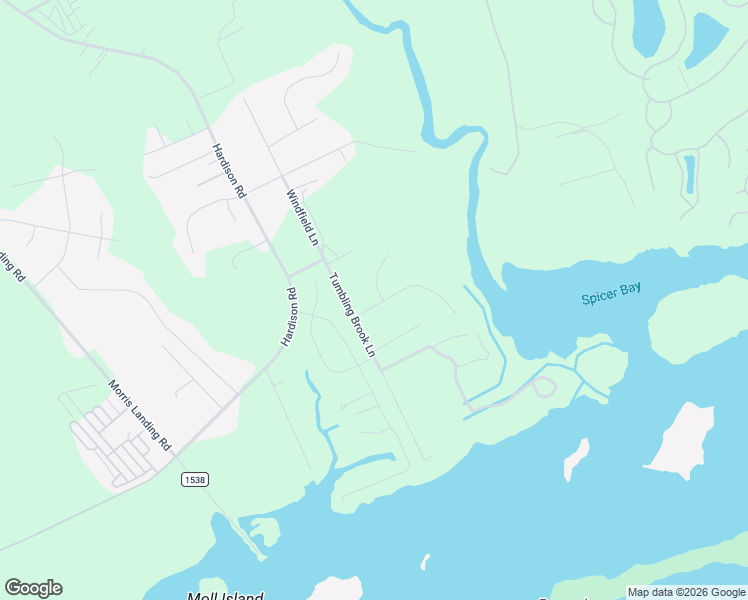 map of restaurants, bars, coffee shops, grocery stores, and more near 203 Wells Road in Holly Ridge