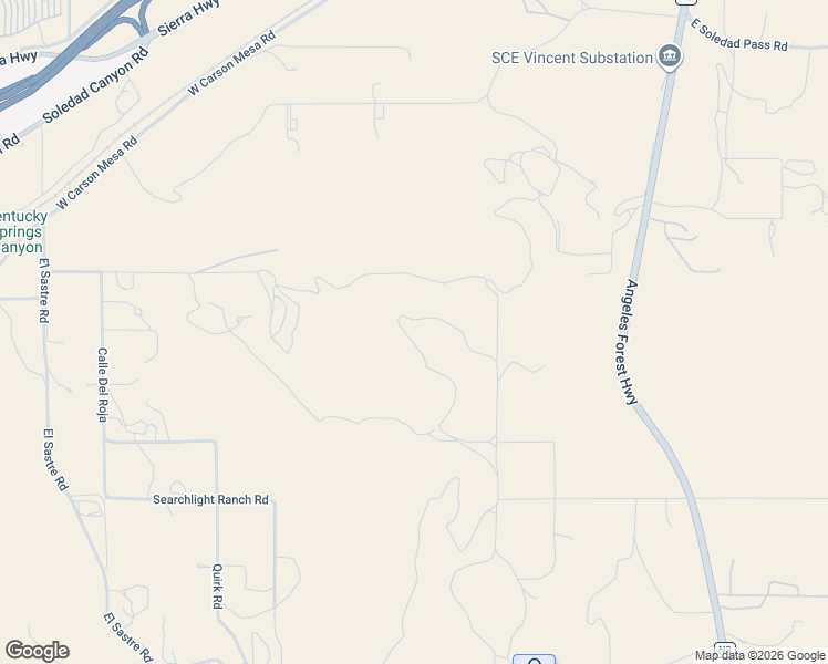 map of restaurants, bars, coffee shops, grocery stores, and more near 12371 North Little Tujunga Canyon Road in Kagel Canyon