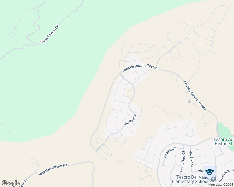 map of restaurants, bars, coffee shops, grocery stores, and more near 29566 Paseo Guijarro in Green Valley