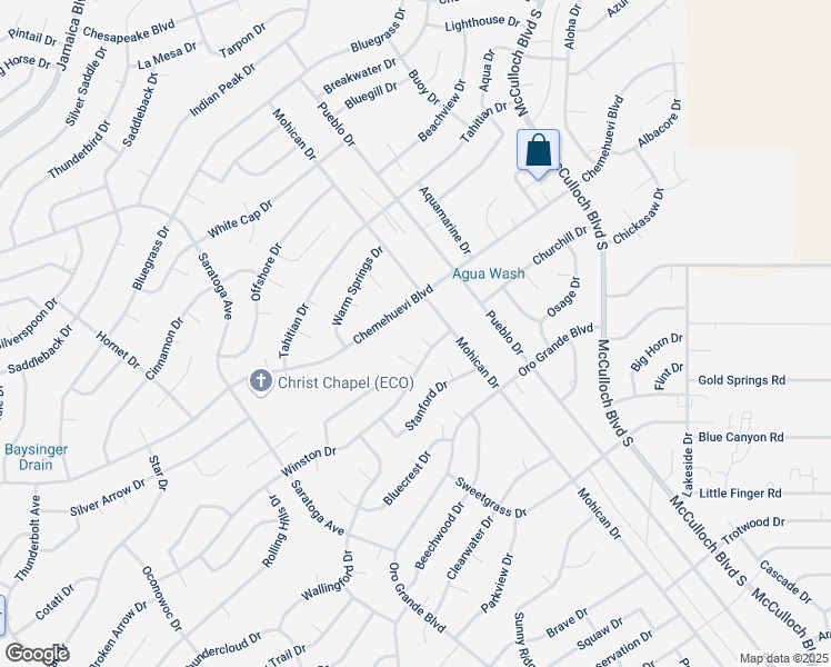map of restaurants, bars, coffee shops, grocery stores, and more near 3663 Winston Court in Lake Havasu City