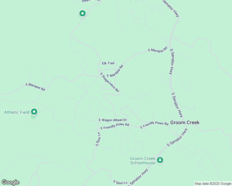 map of restaurants, bars, coffee shops, grocery stores, and more near 1254 East Stagecoach Road in Prescott