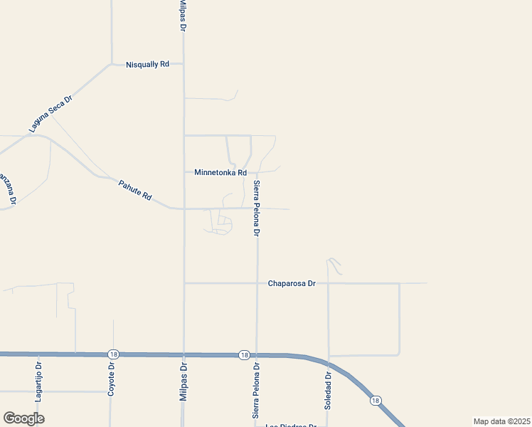 map of restaurants, bars, coffee shops, grocery stores, and more near Sierra Pelona Drive in San Bernardino County