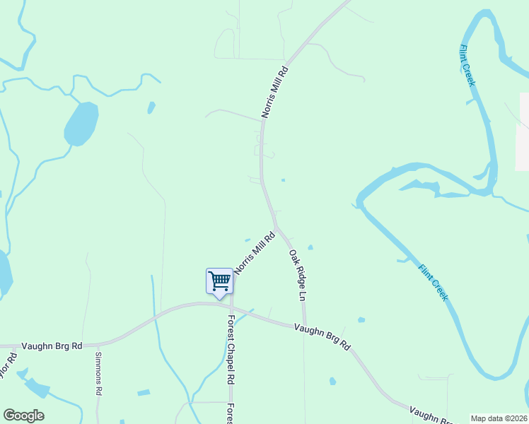 map of restaurants, bars, coffee shops, grocery stores, and more near 6037 Norris Mill Road in Hartselle
