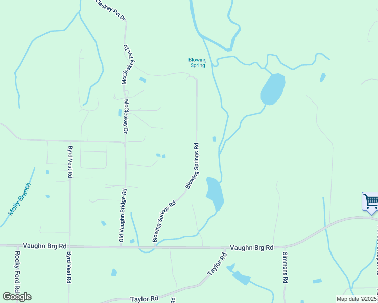 map of restaurants, bars, coffee shops, grocery stores, and more near 260 Blowing Springs Road in Hartselle