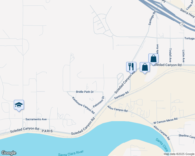 map of restaurants, bars, coffee shops, grocery stores, and more near Brogan Road in Acton