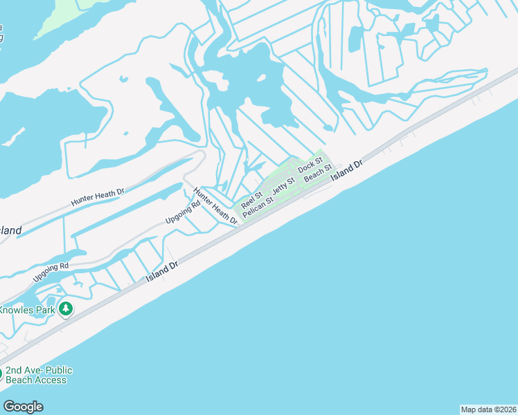 map of restaurants, bars, coffee shops, grocery stores, and more near 3966 Island Dr in North Topsail Beach
