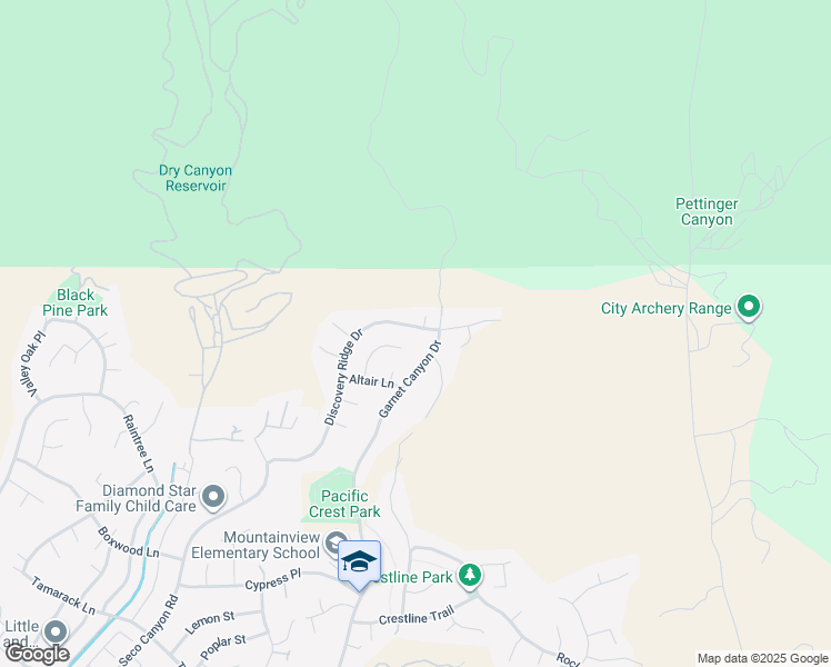 map of restaurants, bars, coffee shops, grocery stores, and more near in Santa Clarita