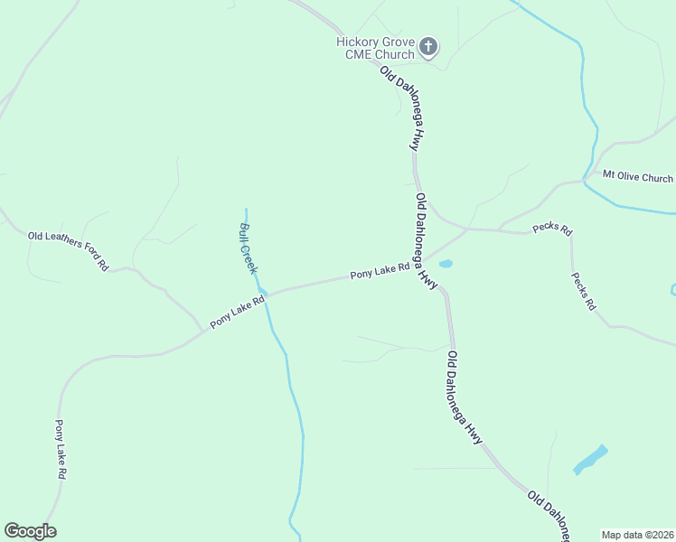 map of restaurants, bars, coffee shops, grocery stores, and more near 2803 Pony Lake Rd in Dahlonega