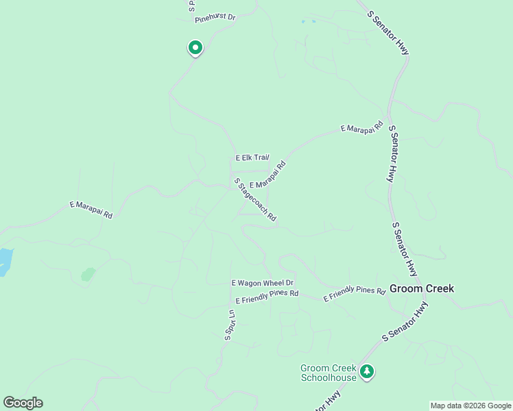 map of restaurants, bars, coffee shops, grocery stores, and more near 1169 East Marapai Road in Prescott
