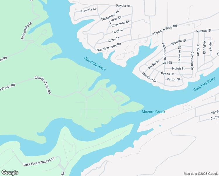 map of restaurants, bars, coffee shops, grocery stores, and more near 117 Loveless Lane in Royal