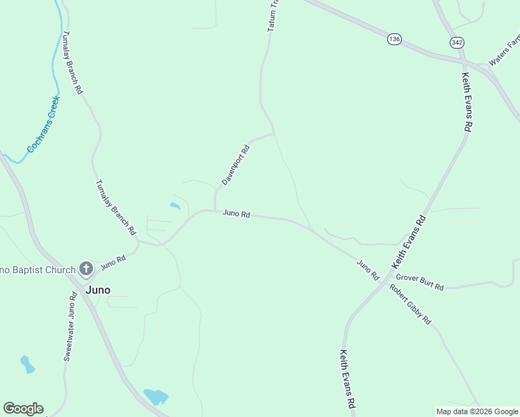 map of restaurants, bars, coffee shops, grocery stores, and more near 488 Juno Road in Dawsonville