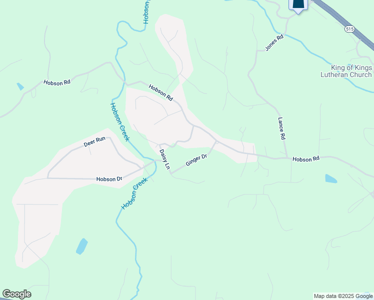 map of restaurants, bars, coffee shops, grocery stores, and more near 73 Hobson Court in Jasper