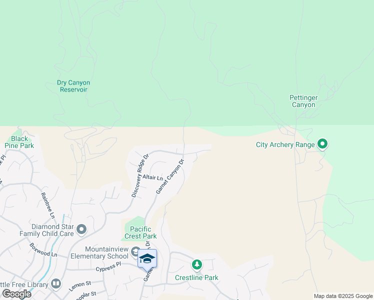 map of restaurants, bars, coffee shops, grocery stores, and more near 29310 Garnet Canyon Drive in Santa Clarita