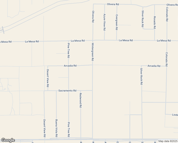map of restaurants, bars, coffee shops, grocery stores, and more near 12650 Wintergreen Road in Piñon Hills