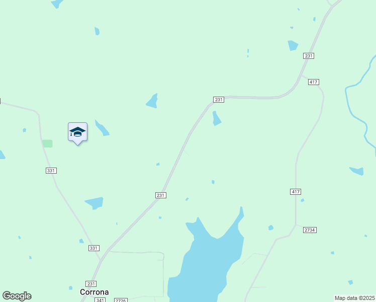 map of restaurants, bars, coffee shops, grocery stores, and more near 633 County Road 231 in Guntown
