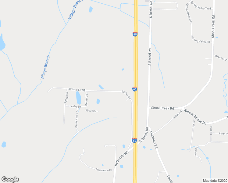 map of restaurants, bars, coffee shops, grocery stores, and more near 342 Bethel Circle in Hartselle