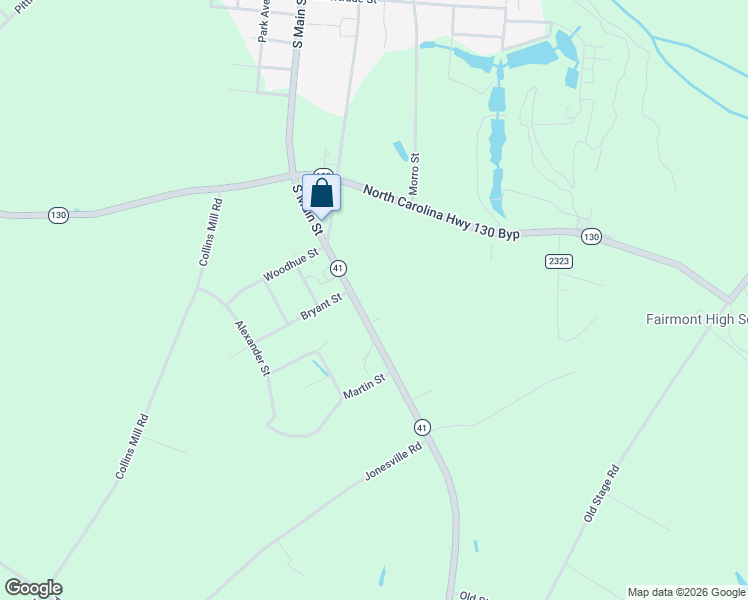 map of restaurants, bars, coffee shops, grocery stores, and more near 1503 Lakeview Road in Fairmont