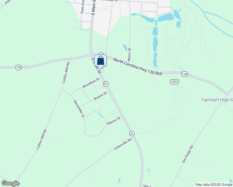 map of restaurants, bars, coffee shops, grocery stores, and more near 1503 Lakeview Road in Fairmont