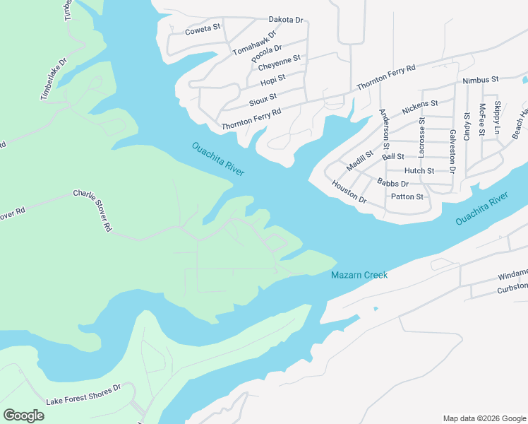 map of restaurants, bars, coffee shops, grocery stores, and more near 117 Loveless Lane in Royal