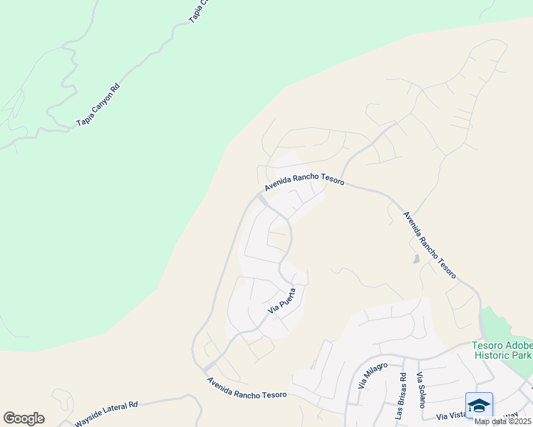 map of restaurants, bars, coffee shops, grocery stores, and more near San Francisquito Mtwy in Santa Clarita