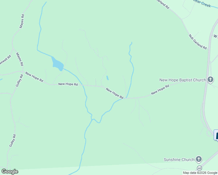 map of restaurants, bars, coffee shops, grocery stores, and more near 844 New Hope Road in Toccoa