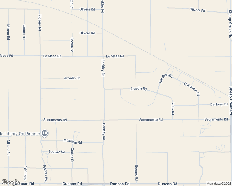 map of restaurants, bars, coffee shops, grocery stores, and more near 3379 Arcadia Road in Phelan