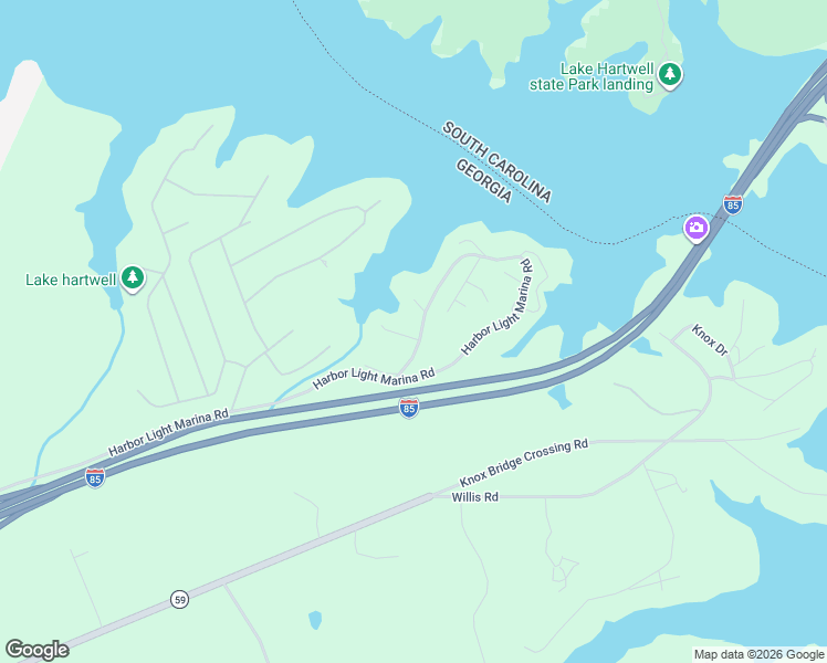 map of restaurants, bars, coffee shops, grocery stores, and more near 16 Cherokee Plaza in Lavonia