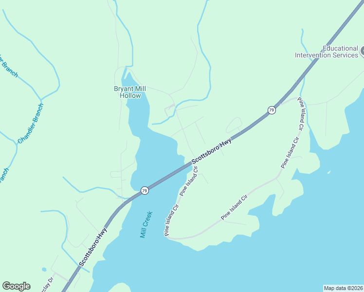 map of restaurants, bars, coffee shops, grocery stores, and more near 83 Carlton Road in Scottsboro