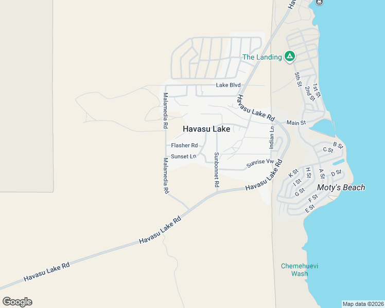 map of restaurants, bars, coffee shops, grocery stores, and more near 148600 Panoply Road in Needles