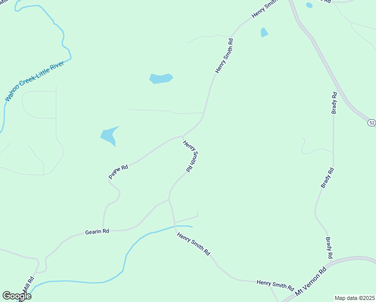 map of restaurants, bars, coffee shops, grocery stores, and more near 6389 Henry Smith Road in Murrayville