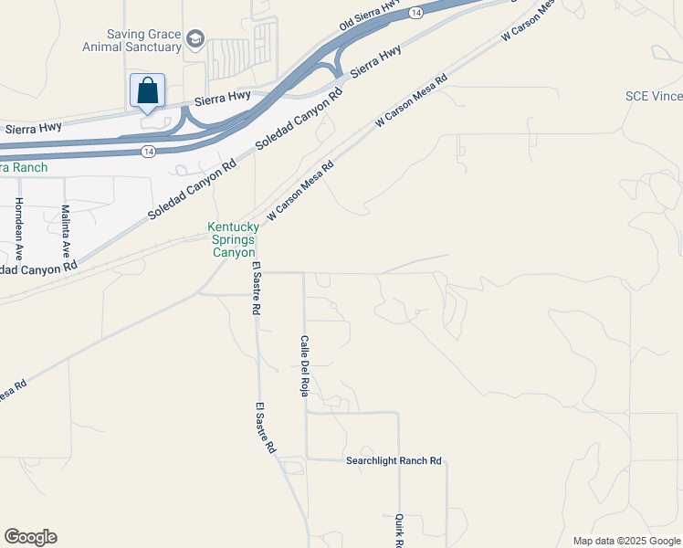 map of restaurants, bars, coffee shops, grocery stores, and more near Kentucky Springs Road in Acton