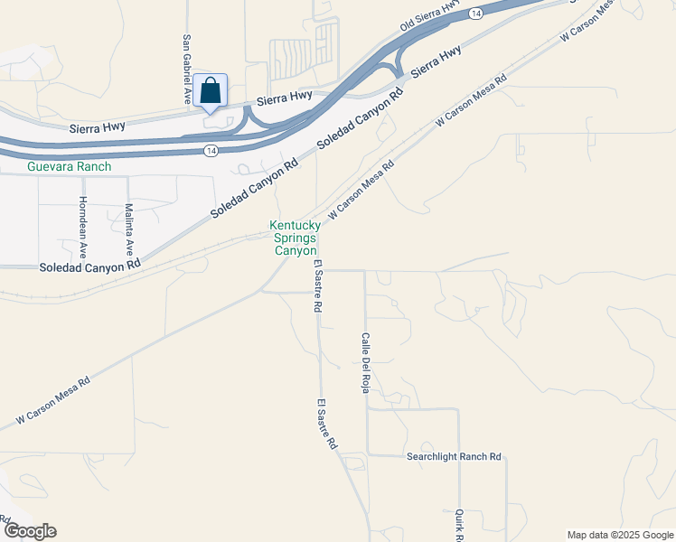 map of restaurants, bars, coffee shops, grocery stores, and more near Kentucky Springs Road in Acton