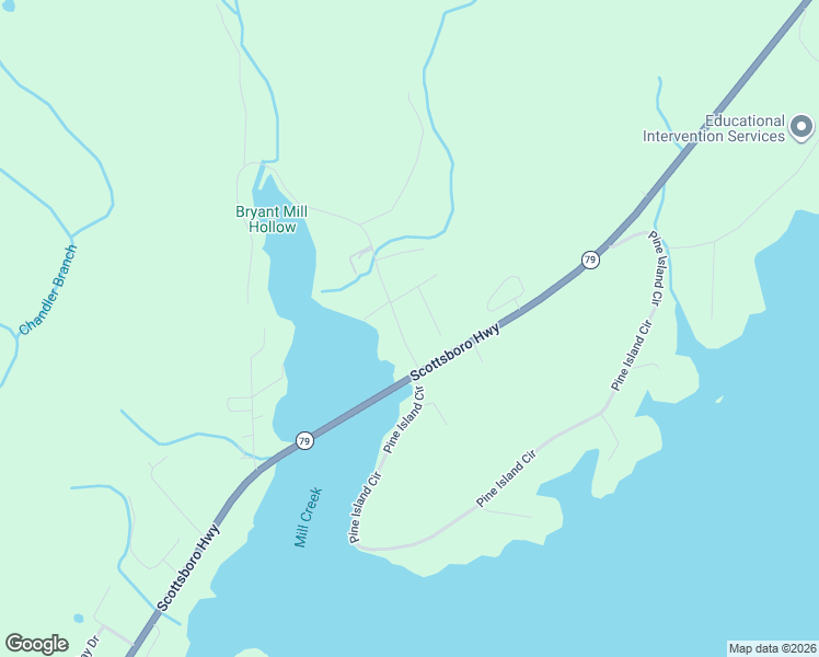 map of restaurants, bars, coffee shops, grocery stores, and more near 83 Carlton Road in Scottsboro