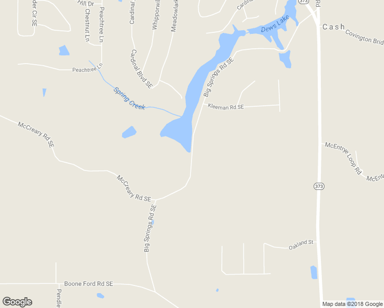 map of restaurants, bars, coffee shops, grocery stores, and more near 1027 Big Springs Road Southeast in Calhoun