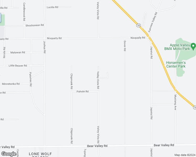 map of restaurants, bars, coffee shops, grocery stores, and more near 22188 Lone Eagle in Apple Valley