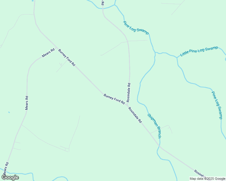 map of restaurants, bars, coffee shops, grocery stores, and more near 6657 Burney Ford Road in Clarkton