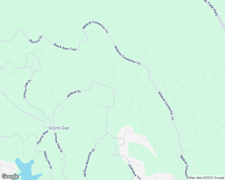 map of restaurants, bars, coffee shops, grocery stores, and more near 2107 McElroy Mountain Drive in Dawsonville