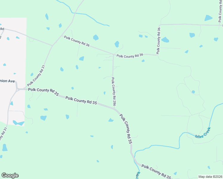 map of restaurants, bars, coffee shops, grocery stores, and more near 158 Polk County Road 286 in Hatfield