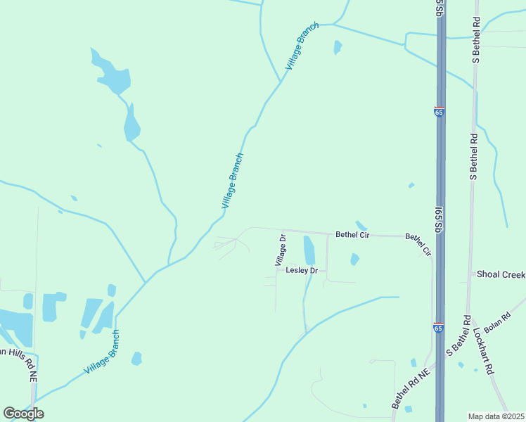 map of restaurants, bars, coffee shops, grocery stores, and more near 131 Colony Lane Northeast in Hartselle