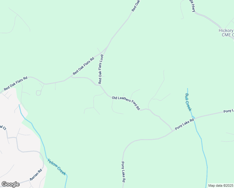 map of restaurants, bars, coffee shops, grocery stores, and more near 167 Old Leathers Ford Road in Dahlonega